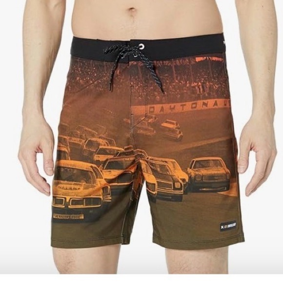 Hurley Other - NWT Hurley Nascar Racing Men's Throwback Board Shorts Phantom Shorts Finishline